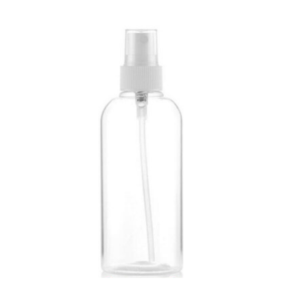 100ml Transparent Bottles with Atomiser lid